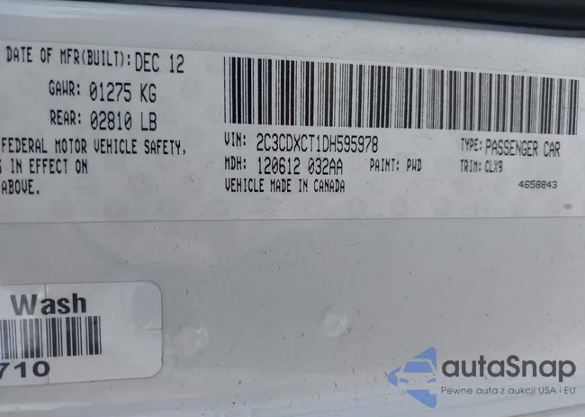 2C3CDXCT1DH595978: 42593012