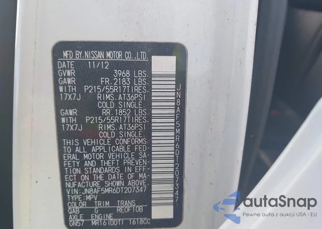 JN8AF5MR6DT207347: 42593723