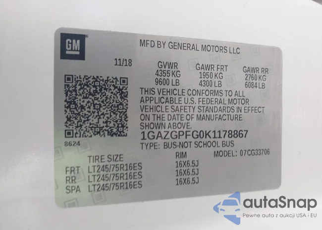 1GAZGPFG0K1178867: 42593780