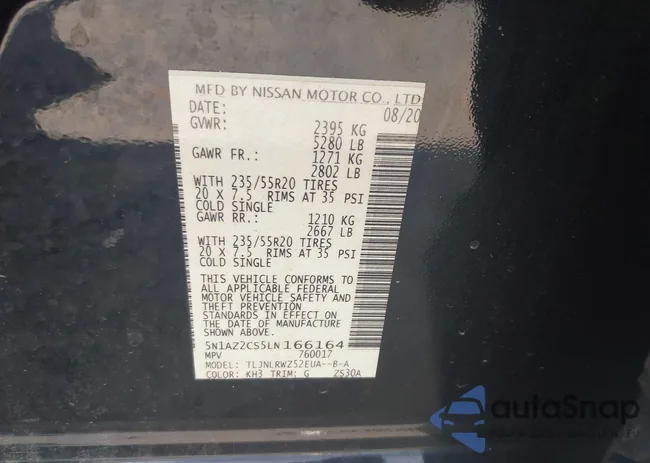 5N1AZ2CS5LN166164: 42593263