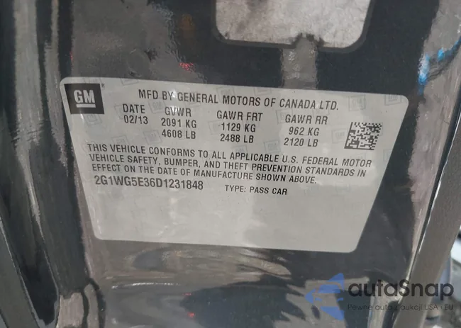 2G1WG5E36D1231848: 42593307