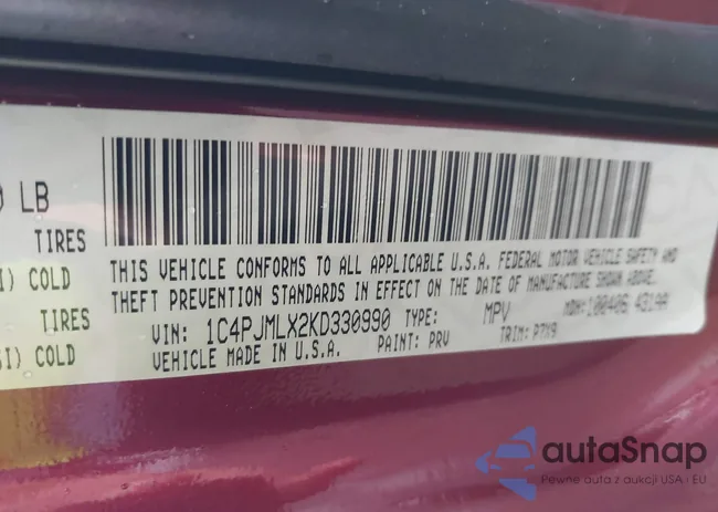 1C4PJMLX2KD330990: 42594519