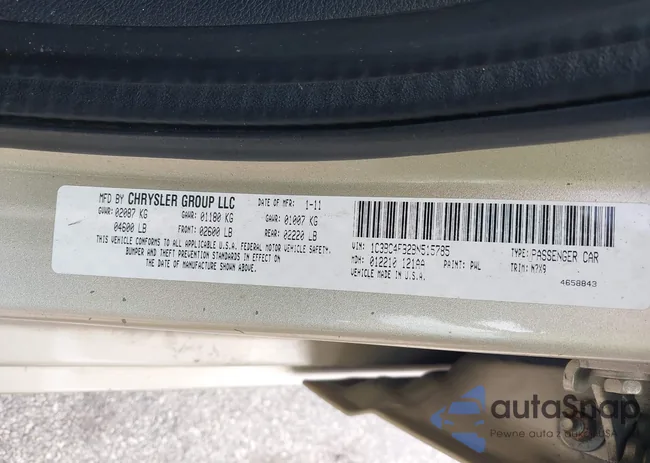 1C3BC4FB2BN515785: 42594964