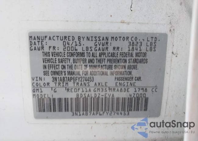 3N1AB7AP6FY274453: 42595021