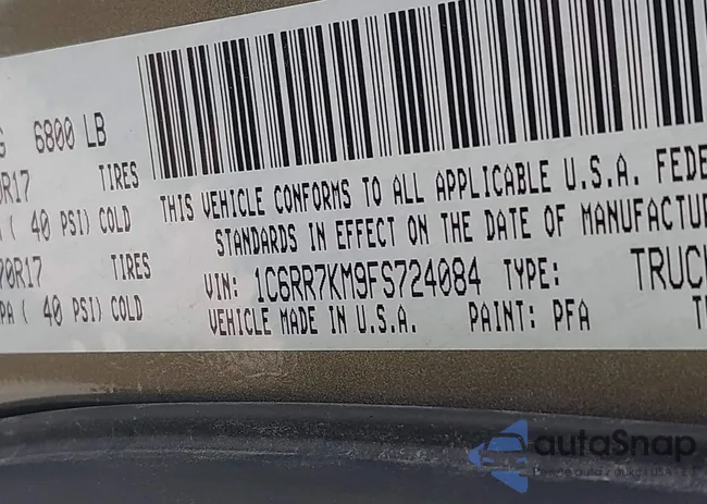 1C6RR7KM9FS724084: 42594151