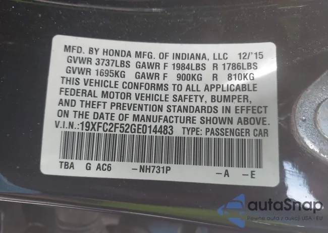 19XFC2F52GE014483: 42594375