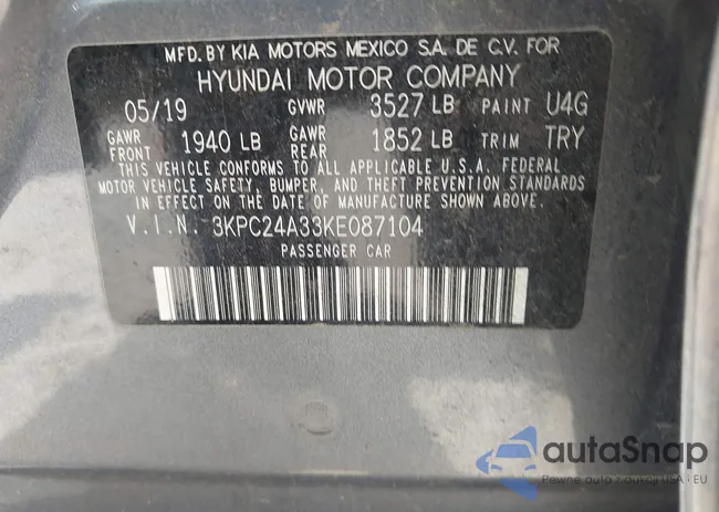 3KPC24A33KE087104: 42594438