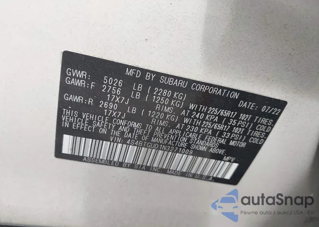 4S4BTGUD1N3271009: 42595648