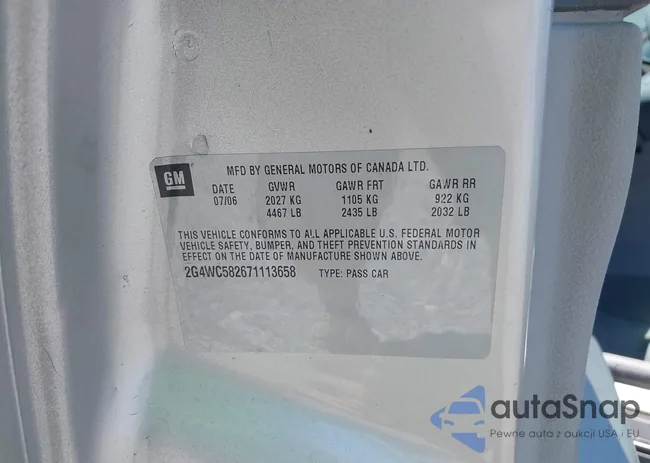 2G4WC582671113658: 42595960