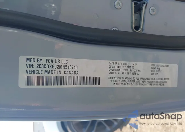 2C3CDXGJ2MH518710: 42595306