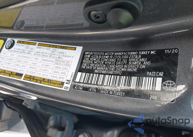 NMTKHMBX6MR119952: 42595365