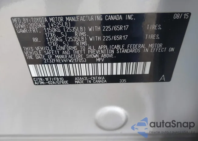 2T3ZFREV4FW217053: 42595396