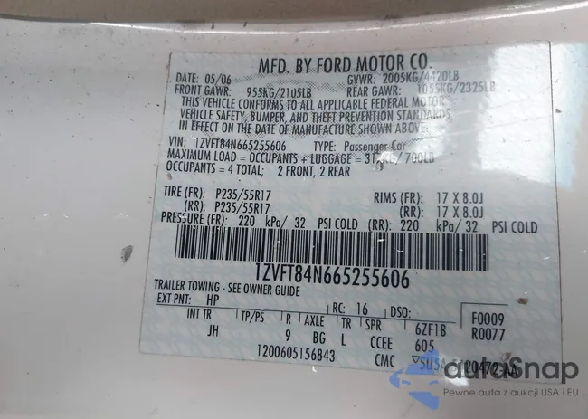 1ZVFT84N665255606: 42596743