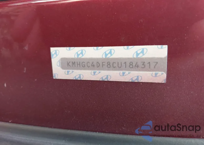 KMHGC4DF8CU184317: 42596120