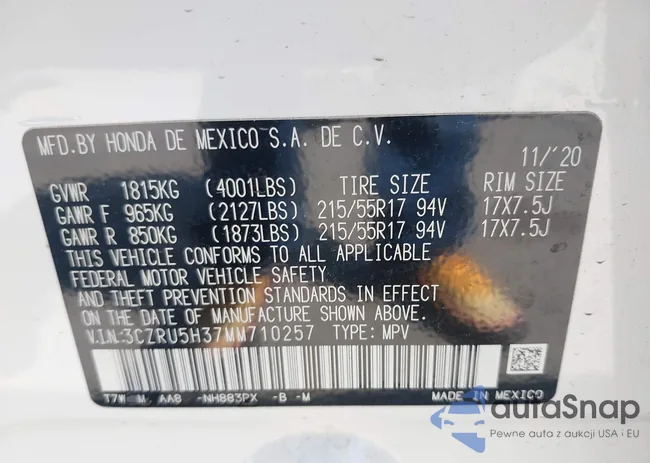 3CZRU5H37MM710257: 42596297