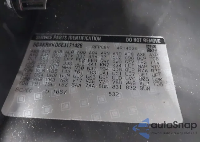 5GAKRBKD6EJ171428: 42596380