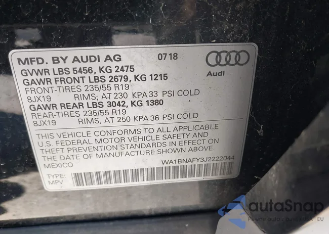 WA1BNAFY3J2222044: 42597448