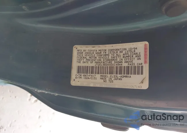 JT2EL56DXS0014844: 42597609