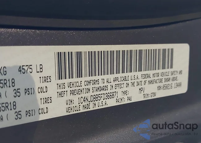 1C4NJDBB5FD366871: 42597687