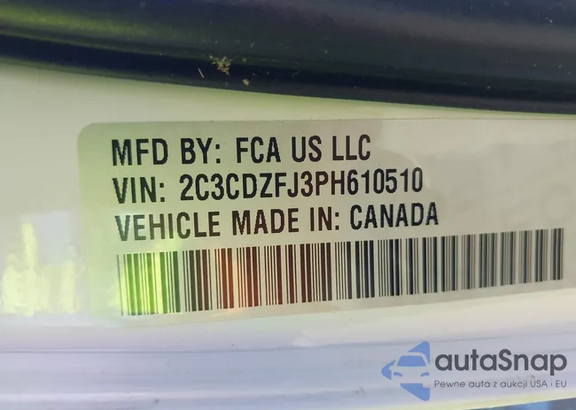 2C3CDZFJ3PH610510: 42597779