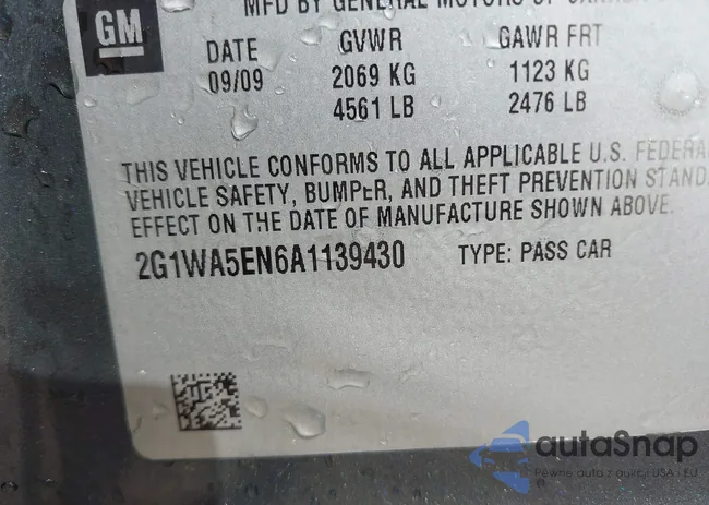 2G1WA5EN6A1139430: 42597840