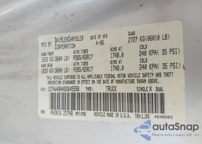 1D7HW48NX6S645556: 42597957