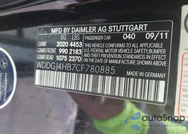 WDDGJ4HB7CF780885: 42598005