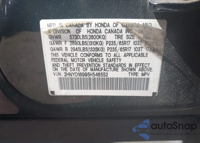 2HNYD18995H546552: 42597076