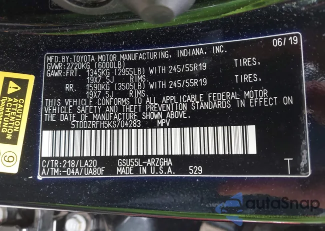 5TDDZRFH5KS704283: 42597169