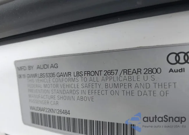 WAUD8AF22KN126484: 42597177