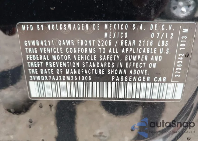 3VWDX7AJ2DM351005: 42597212