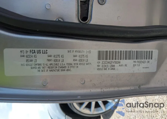 2C3CCAAG2FH766200: 42597349