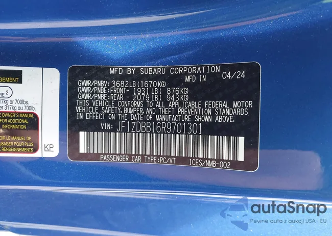 JF1ZDBB16R9701301: 42598439