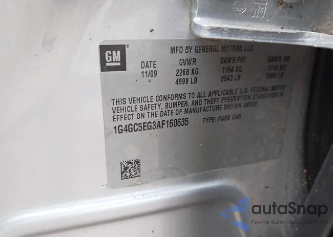 1G4GC5EG3AF160635: 42598471