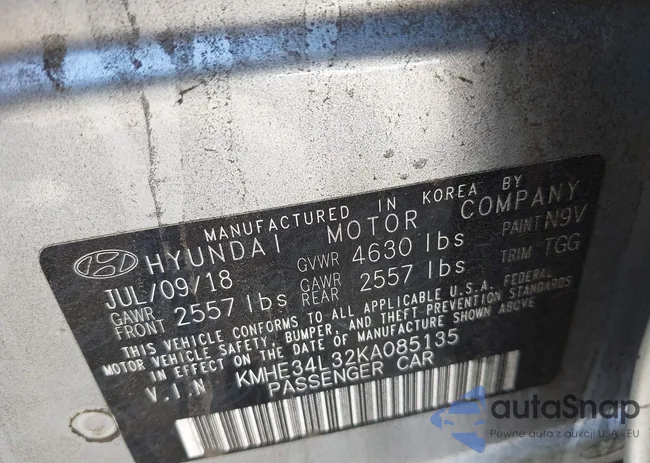 KMHE34L32KA085135: 42598547