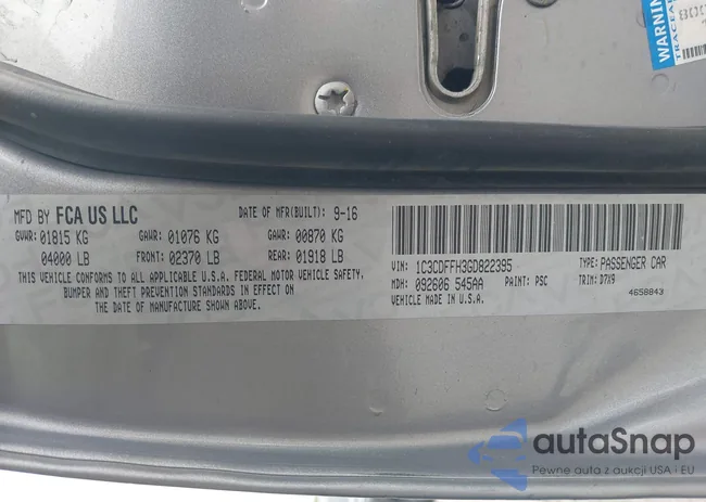 1C3CDFFH3GD822395: 42598746