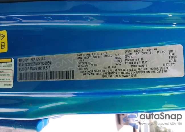 1C4PJXEN8SW589601: 42598990