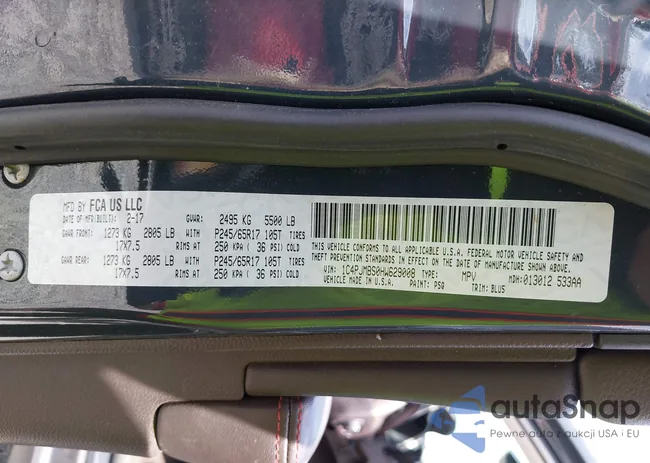 1C4PJMBS0HW629008: 42599022