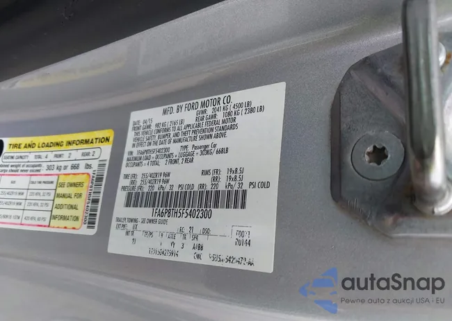 1FA6P8TH5F5402300: 42598051