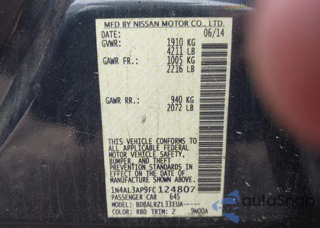 1N4AL3AP9FC124807: 42598257