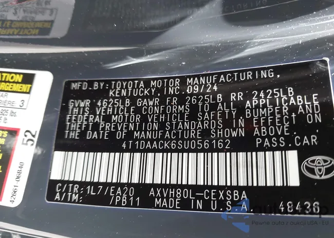 4T1DAACK6SU056162: 42598414