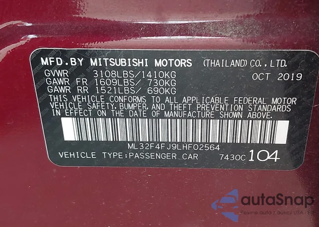 ML32F4FJ9LHF02564: 42599470