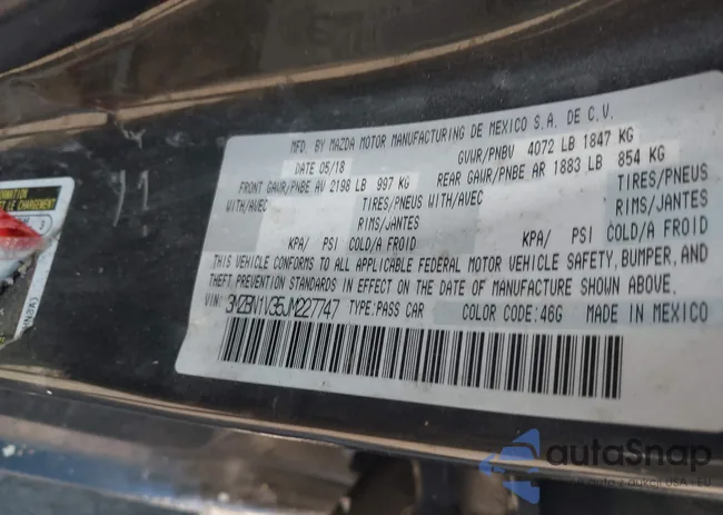 3MZBN1V35JM227747: 42599486