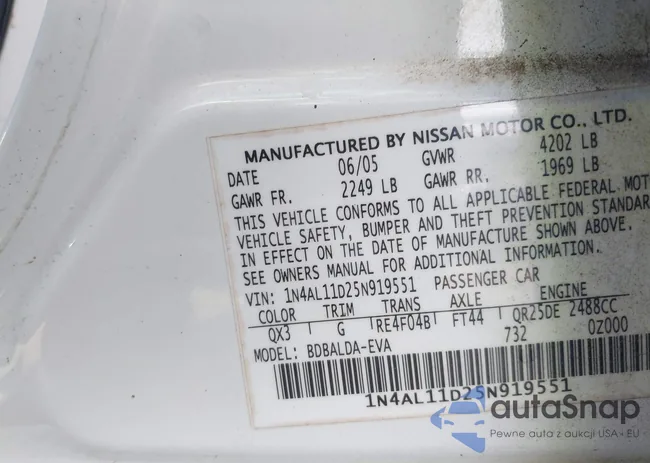 1N4AL11D25N919551: 42599853