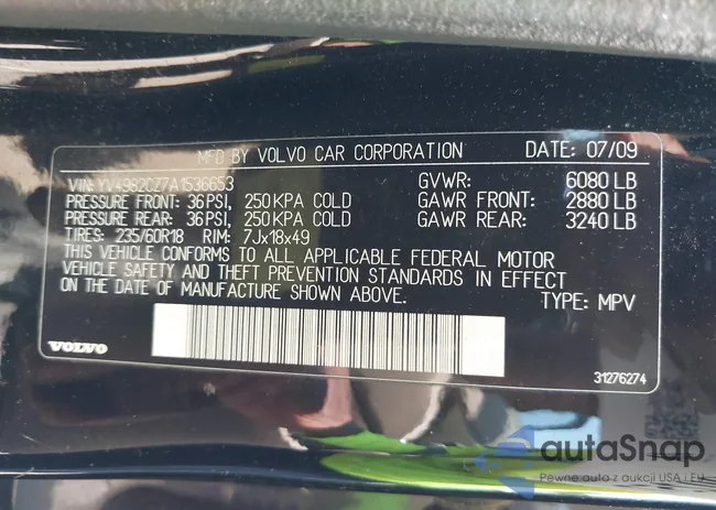 YV4982CZ7A1536653: 42599257