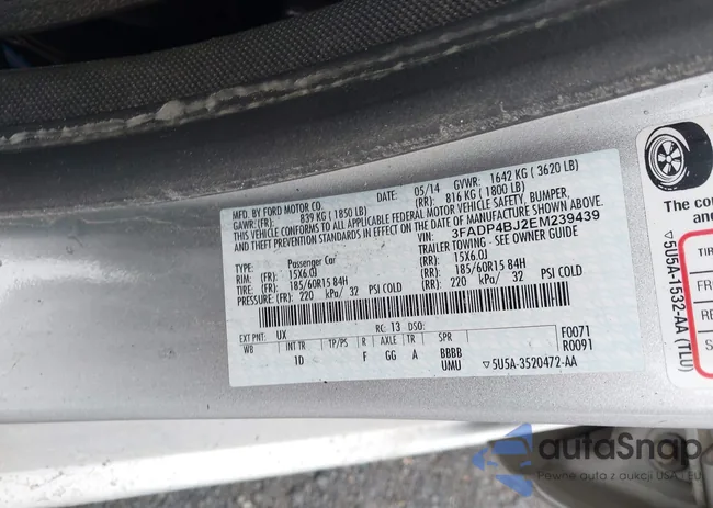 3FADP4BJ2EM239439: 42600522