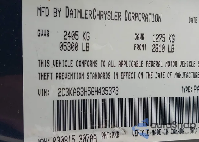 2C3KA63H56H435373: 42600809