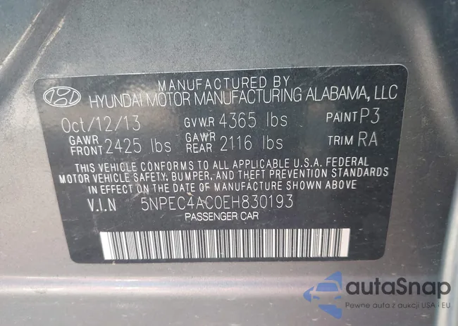 5NPEC4AC0EH830193: 42600909