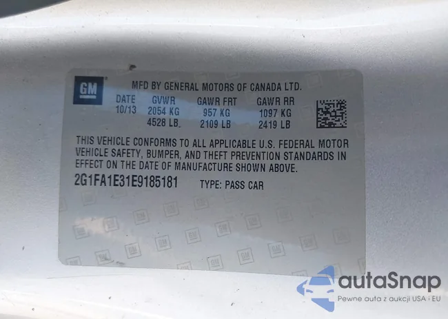 2G1FA1E31E9185181: 42600053