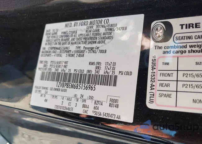 1ZVBP8EM6B5156965: 42600093